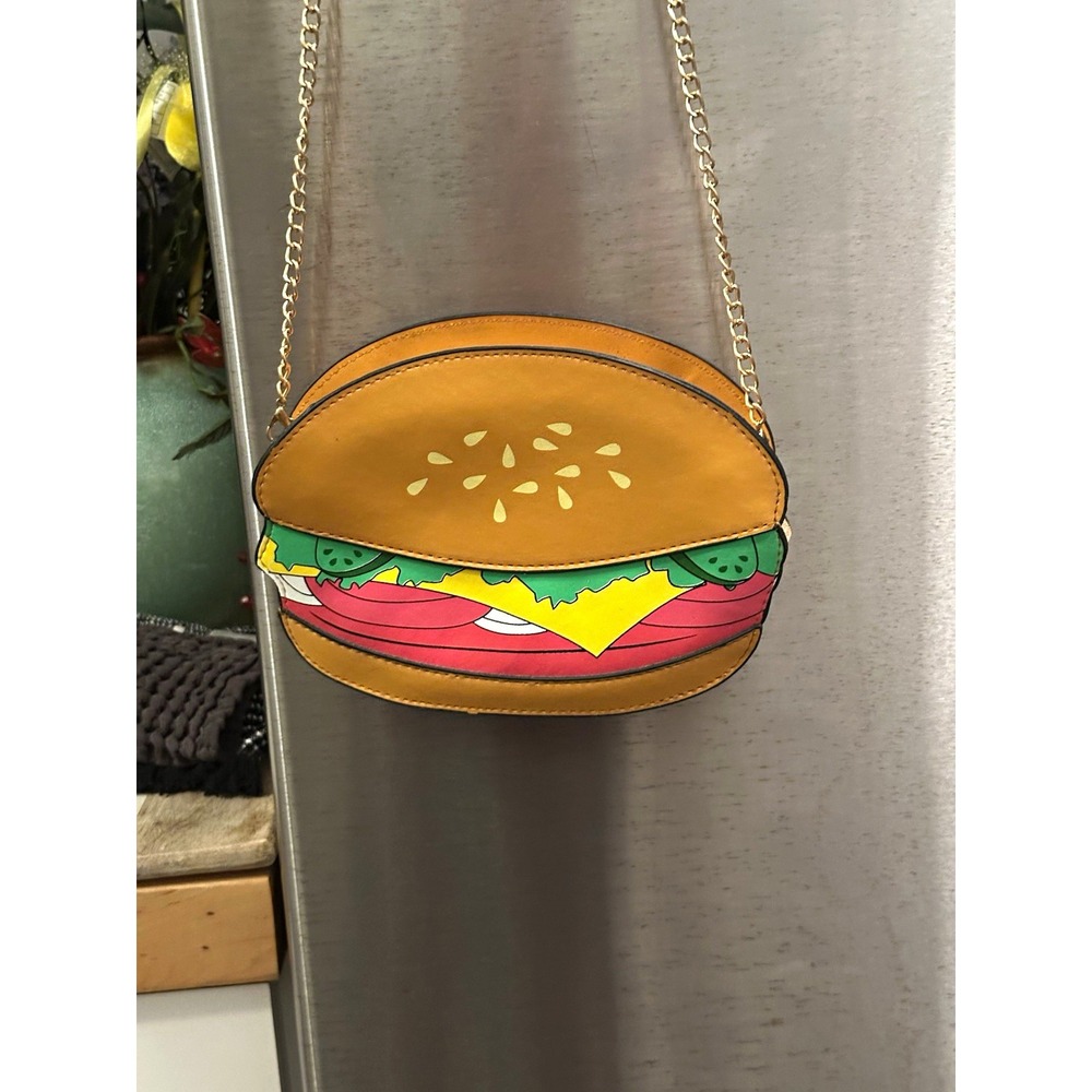 Mall Rat Meets Japanese Street-Y2K Kawaii Hamburger Crossbody Bags Fits 14/14Pro